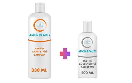 Amon Beauty Kepek Önleyici Şampuan +Saç Kremi 200 Ml 