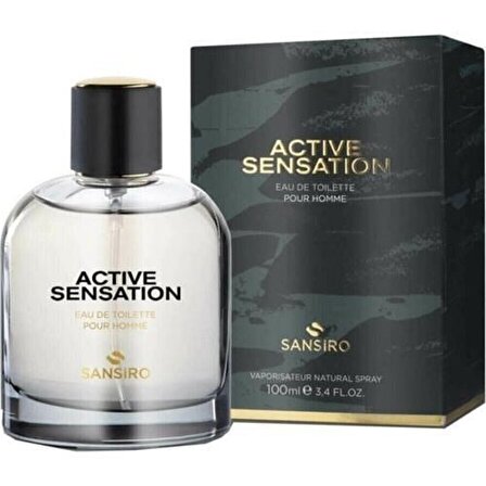 Sansiro Active Sensation EDP Çiçeksi Erkek Parfüm 100 ml  
