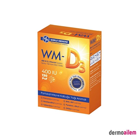 WM-D3 Vitamin D3 400IU Sprey 20 ml