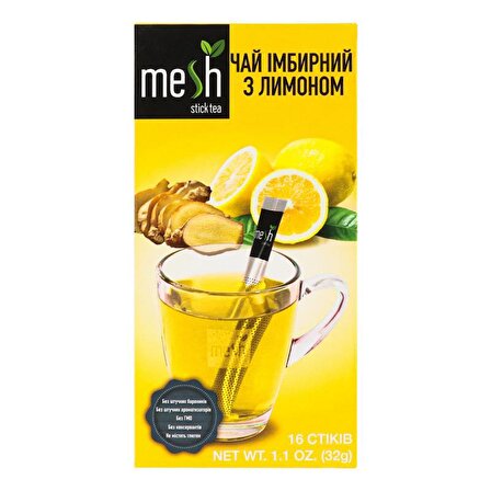 Mesh Stick Zencefil-Limon Çayı 16'lı (2'li)