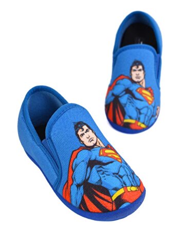 Erkek Çocuk Anaokulu Ayakkabısı ellaboni Superman Panduf 