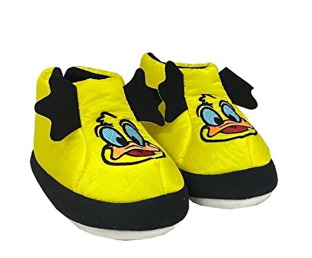 Unisex Çocuk Hayvanlı Sarı Ördekli Panduf Anaokulu Ayakkabısı