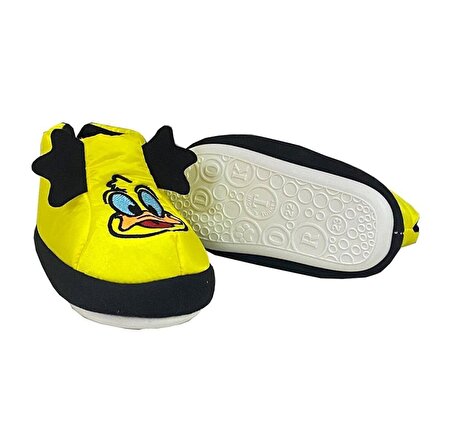 Unisex Çocuk Hayvanlı Sarı Ördekli Panduf Anaokulu Ayakkabısı