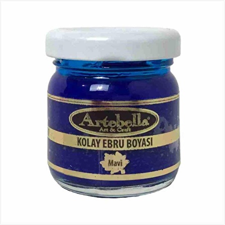 Artebella Kolay Ebru Boyası Mavi 40ml