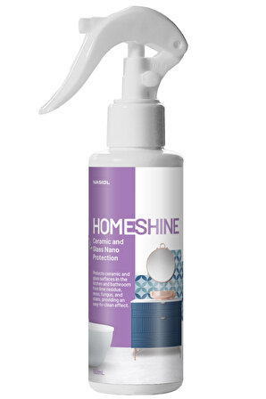 HomeShine Ev Duş Kabini,Fayans Ve Cam Yüzey İçin Nano Koruma-150 Ml-Sıvı İtici Leke Önleme