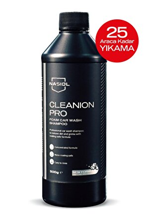 Cleanion Pro New Formula Araç Konsantre Şampuan-500 Gr-Narenciye Kokulu Fırçasız Oto Yıkama