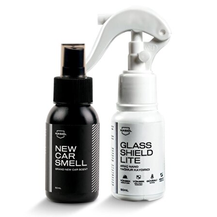 Nasiol Glasshield Lite + New Car Smell-Avantajlı Set-Araç Bakım Seti