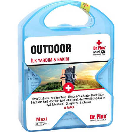 Dr Plus Outdoor İlk Yardım Ve Bakım Kiti MiniKit 14 Ürün 36 Parça