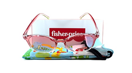 FISHER PRICE  111 C3 45  Çocuk PEMBE Yuvarlak Çerçeve Güneş Gözlüğü