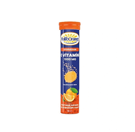 Haliborange Vitamin C 1000mg 20 Efervesan Tablet Portakallı