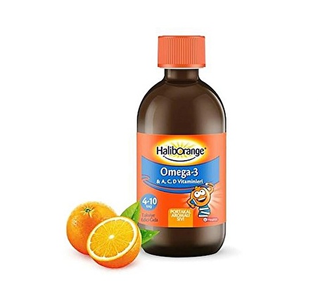 Haliborange Omega-3 & A,C,D Vitaminleri 300 ml