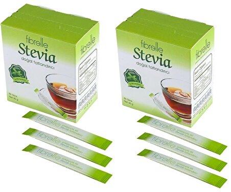 Fibrelle Prebiyotik Lifli Stevia lı Tatlandırıcı  0,5 gr 60 Adet 2 adet