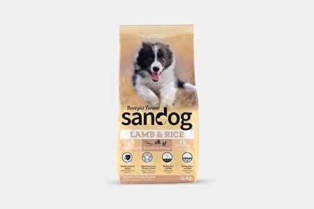 Sandog Lamb & Rice Puppy Köpek Maması 15 Kg