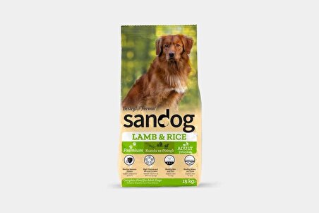 Sandog Lamb & Rice Adult Köpek Maması 15 Kg