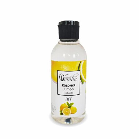 Venilia Limon Kolonyası 80 Derece Pet Şişe 160 ml