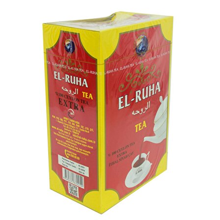 El-Ruha Organik Dökme Siyah Çay 800 gr 