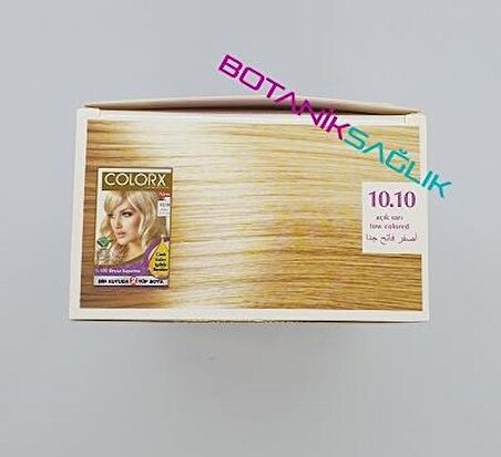 Colorx Saç Boyası İkili Set  - 10.10 AÇIK SARI