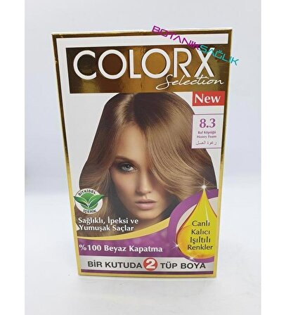 Colorx Saç Boyası İkili Set - 8.3 BAL KÖPÜĞÜ