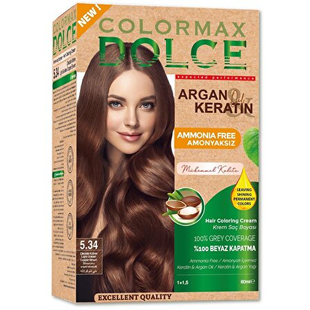 Colormax Amonyaksız Saç Boyası - 5.34 Çikolata Kahve