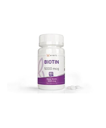 Haver Biotin 5000 Mcg 60 Tablet