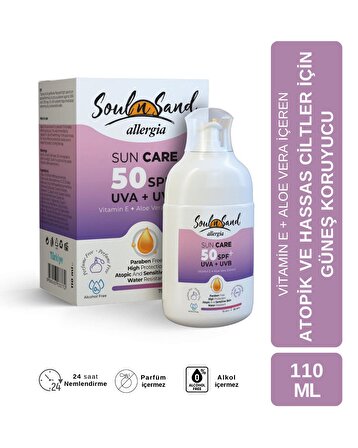 Soul N Sand Allergia Spf 50 Güneş Kremi 110 ml