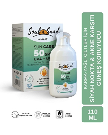 Soul N Sand Acnes Spf 50 Güneş Kremi 110 ml