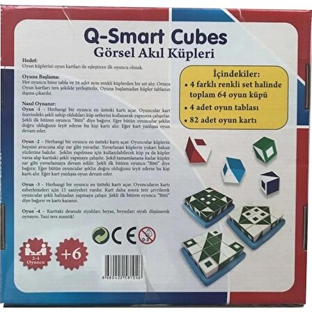 Q Smart Cubes Qbitz Akıl ve Zeka Oyunu