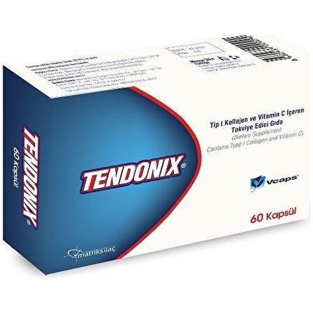 Tendonix Tip I Kolajen ve C Vitamini 60 Kapsül