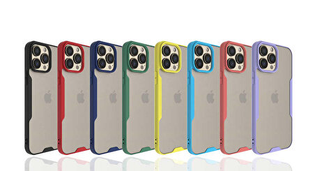 iPhone 13 Pro Max Uyumlu Zore Parfe Kapak-Koyu Yeşil