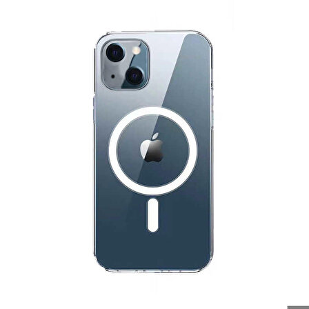 iPhone 13 Uyumlu Zore Tacsafe Wireless Kapak-Renksiz