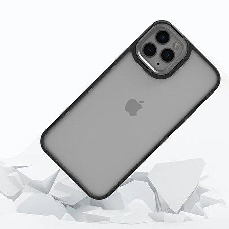 iPhone 11 Pro Max Uyumlu Zore Flora Kapak-Mavi