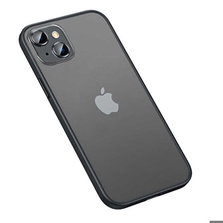 iPhone 13 Uyumlu Zore Retro Kapak-Siyah