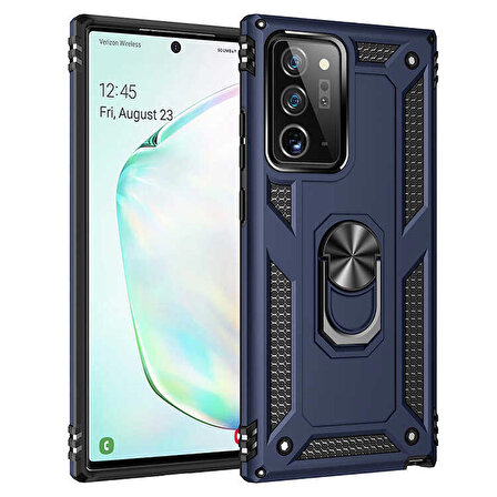 Galaxy Note 20 Ultra Uyumlu Zore Vega Kapak-Mavi