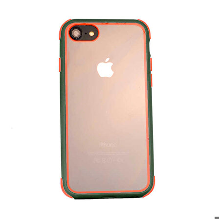 iPhone SE 2022 Uyumlu Zore Tiron Kapak-Yeşil