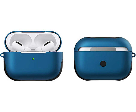 Apple Airpods Pro Kılıf Zore Shockproof Silikon Mavi