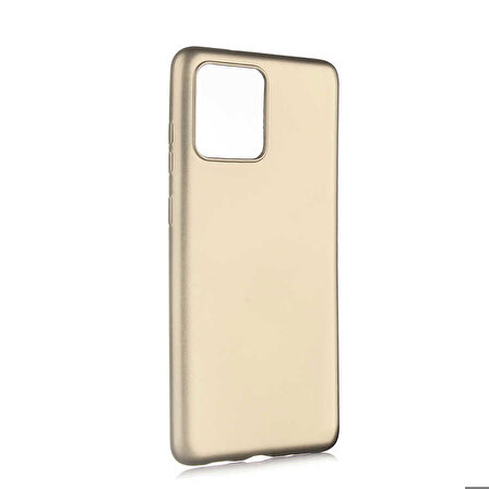 Galaxy S20 Ultra Uyumlu Zore Premier Silikon Kapak-Gold