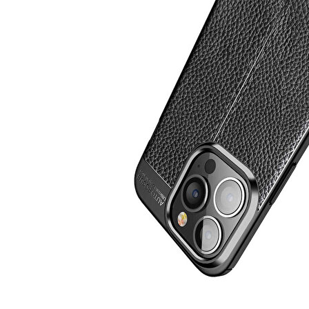 iPhone 14 Pro Max Uyumlu Zore Niss Silikon Kapak-Siyah