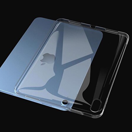 iPad 10.Nesil 2022 (10.9) Kılıf Şeffaf Silikon Ultra İnce Esnek Tam Uyumlu Fit Kalıp