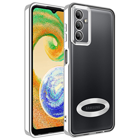 Samsung Galaxy A04S Kamera Korumalı Logo Gösteren Omega Kapak kılıf