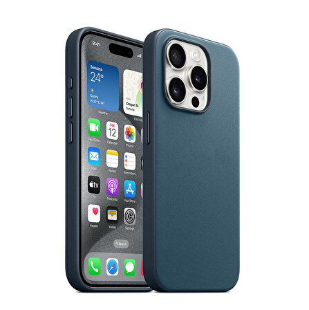 iPhone 15 Pro Max Kılıf Mikro Fiber Optimal Kapak Kılıf