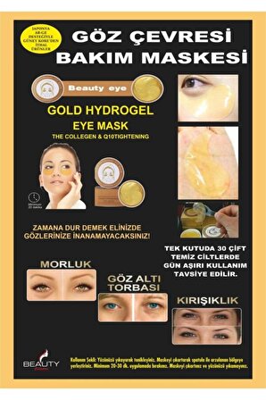 Beauty Face Gold Hydrogel Eye Mask | 60 Patch