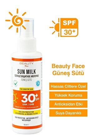 Beauty Face 30+SPF Güneş Sütü 150 ml