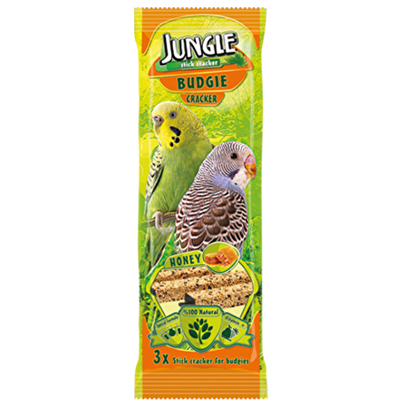 Jungle Ballı Kraker Muhabbet Kuşu Yemi 3 lü