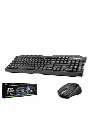 H834 Wireless Kablosuz Q Klavye Mouse Set