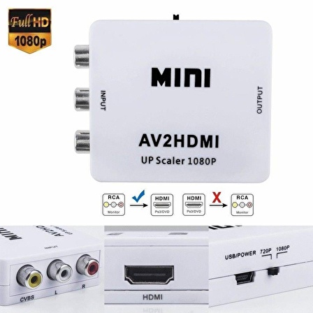 ÇEVİRİCİ VGA TO HDMI HADRON HN-4466