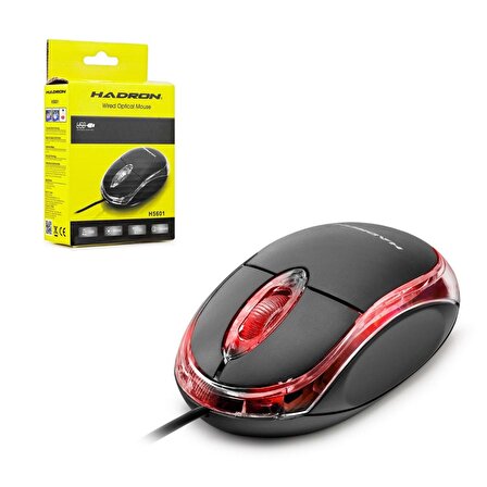 HDX-3251 Standart Kablolu Mouse 800DPI Ledli
