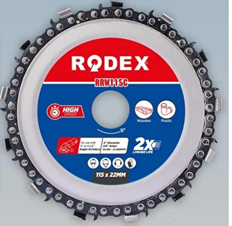 RODEX ZİNCİRLİ DİSK 115MM RRW115C