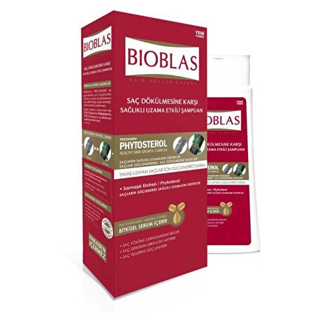 Bioblas Phytosterol Yavaş Uzayan Saçlar İçin Dökülme Karşıtı Şampuan 360 ml