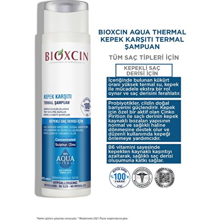 Bioxcin Aquathermal Kepek Karşıtı Şampuan 300 ml