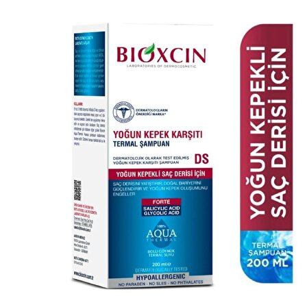 Bioxcin Aqua Thermal Kepekli Saçlar İçin Kepek Önleyici Salisilik Asitli Şampuan 200 ml